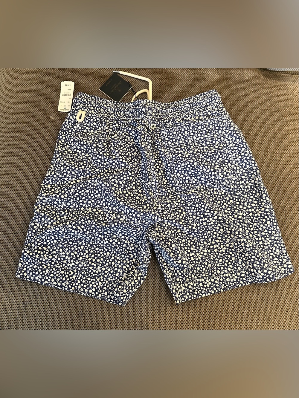 Brooks Brothers Blue and White Swim Trunks - Picture 2 of 4
